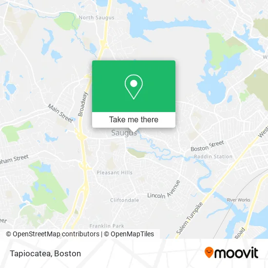 Tapiocatea map