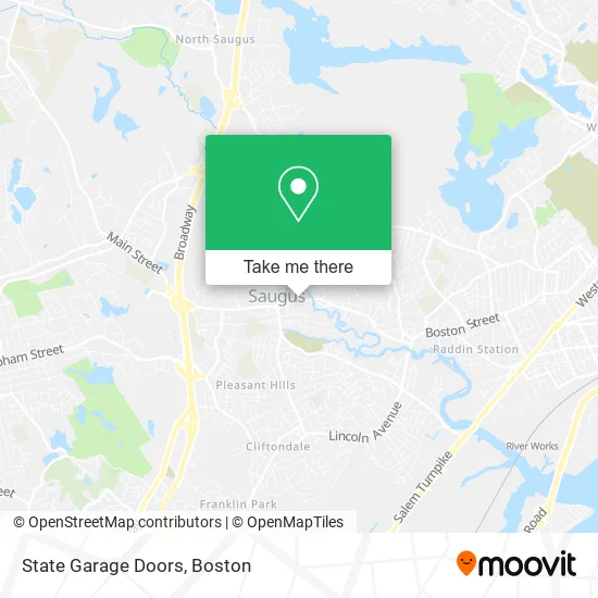 State Garage Doors map