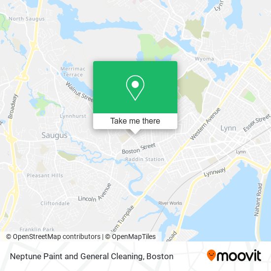 Mapa de Neptune Paint and General Cleaning