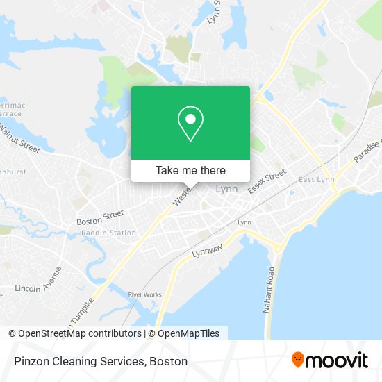 Pinzon Cleaning Services map