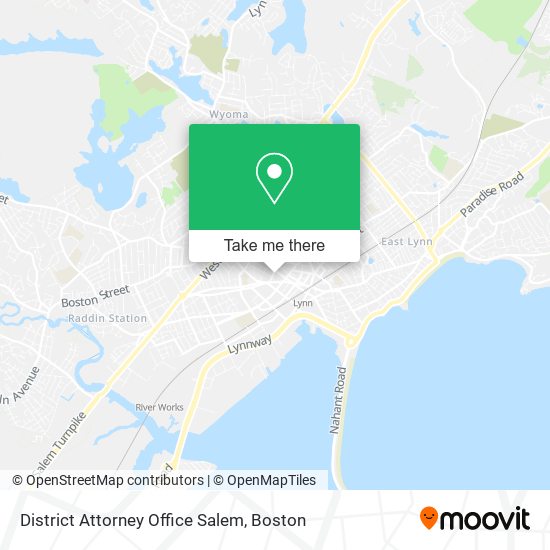 District Attorney Office Salem map