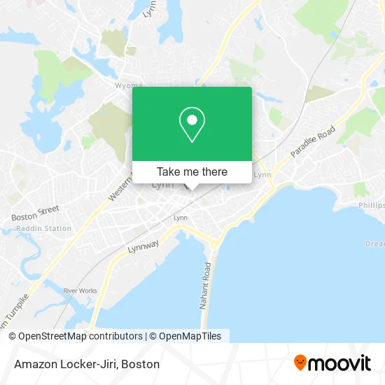 Mapa de Amazon Locker-Jiri