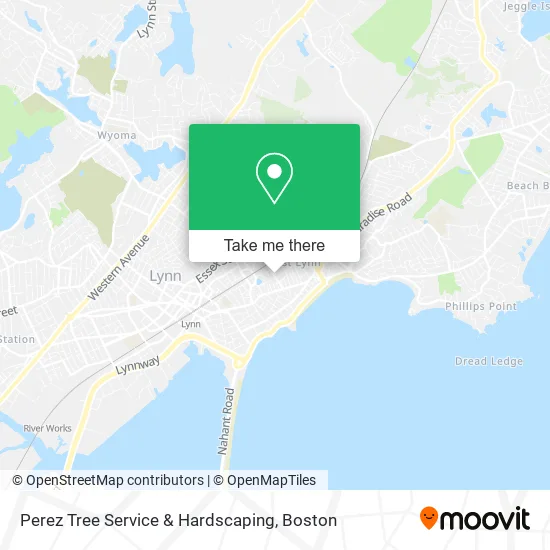 Perez Tree Service & Hardscaping map