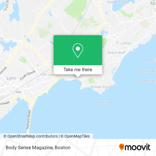 Body Sense Magazine map