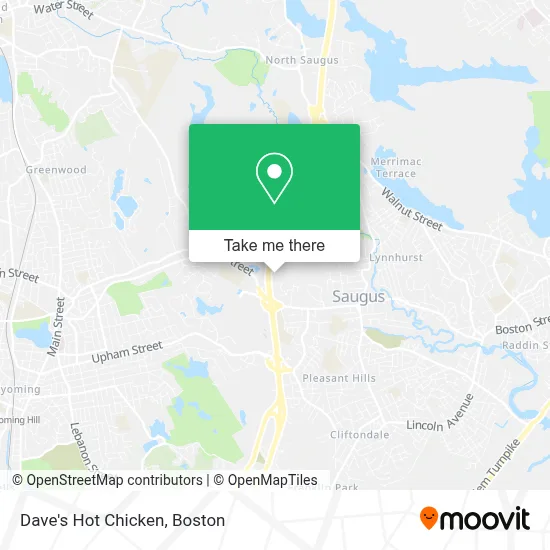Dave's Hot Chicken map