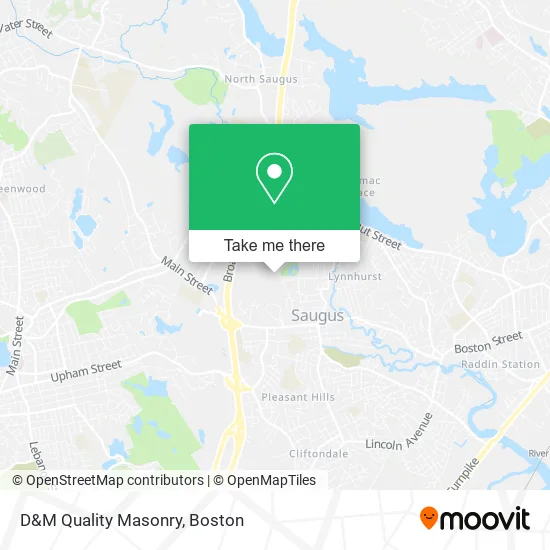 D&M Quality Masonry map