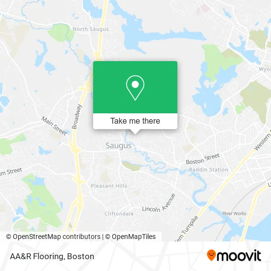 AA&R Flooring map