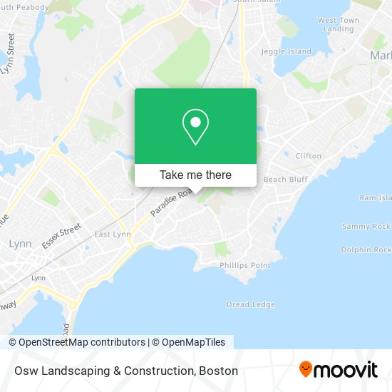 Osw Landscaping & Construction map