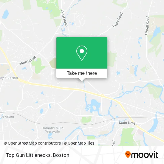 Top Gun Littlenecks map