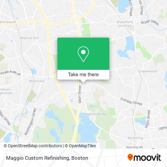 Maggio Custom Refinishing map