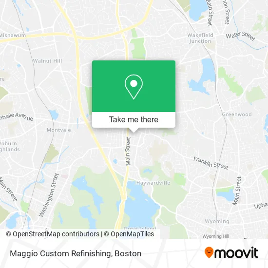 Maggio Custom Refinishing map
