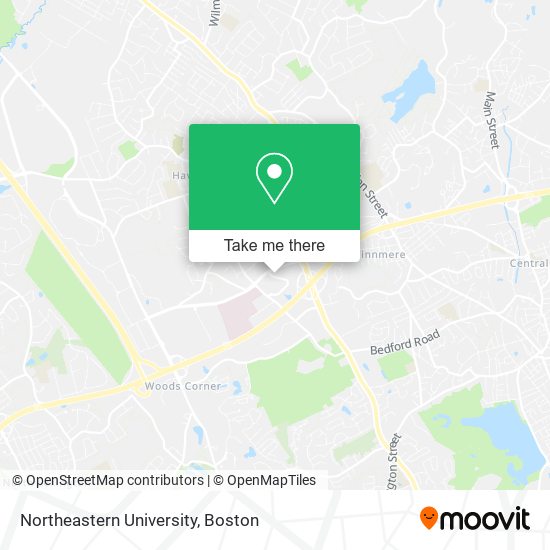 Mapa de Northeastern University