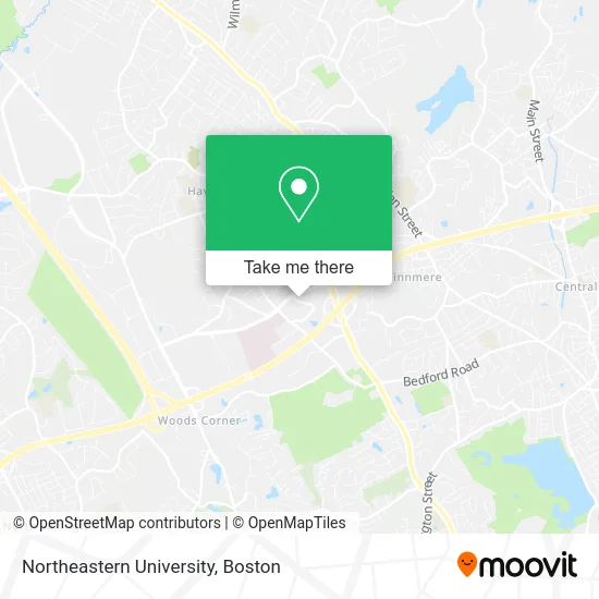 Northeastern University map
