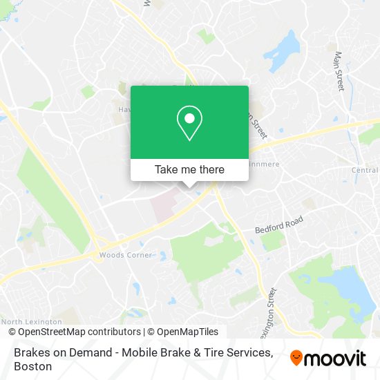 Brakes on Demand - Mobile Brake & Tire Services map