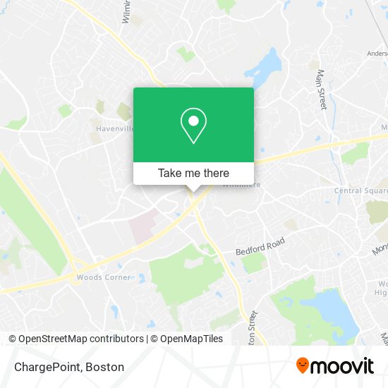 ChargePoint map