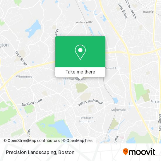 Precision Landscaping map