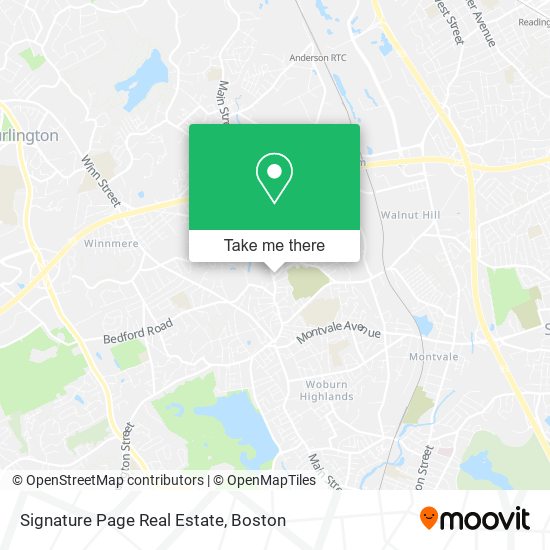 Signature Page Real Estate map