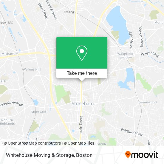 Whitehouse Moving & Storage map