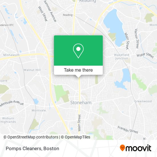 Pomps Cleaners map