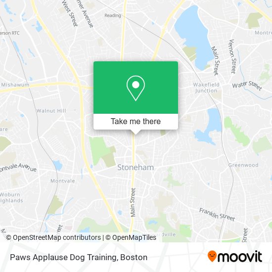 Paws Applause Dog Training map