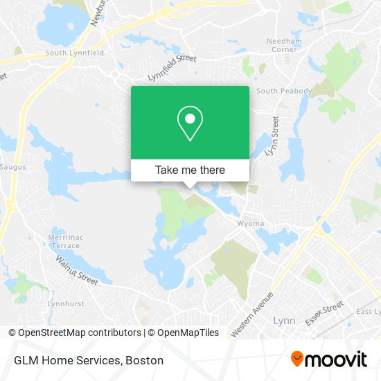 GLM Home Services map