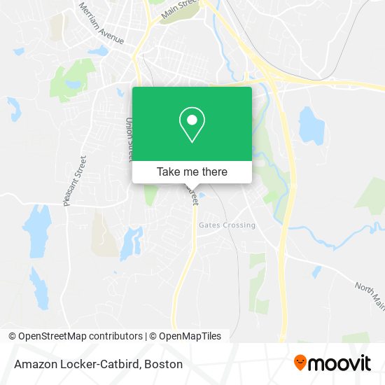 Amazon Locker-Catbird map