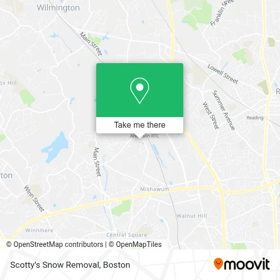 Scotty's Snow Removal map