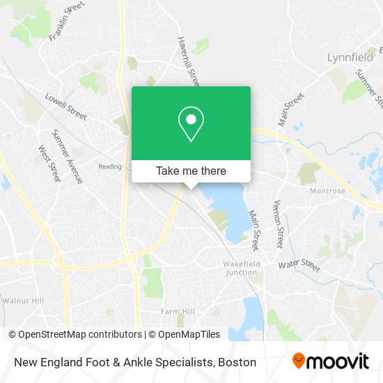 New England Foot & Ankle Specialists map