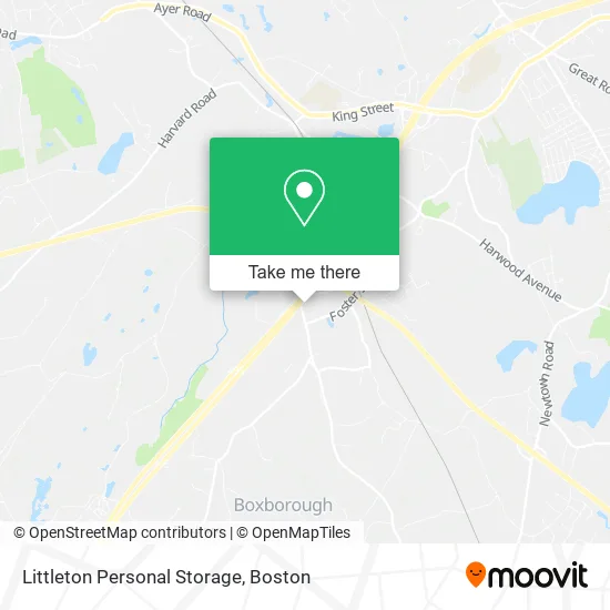 Littleton Personal Storage map