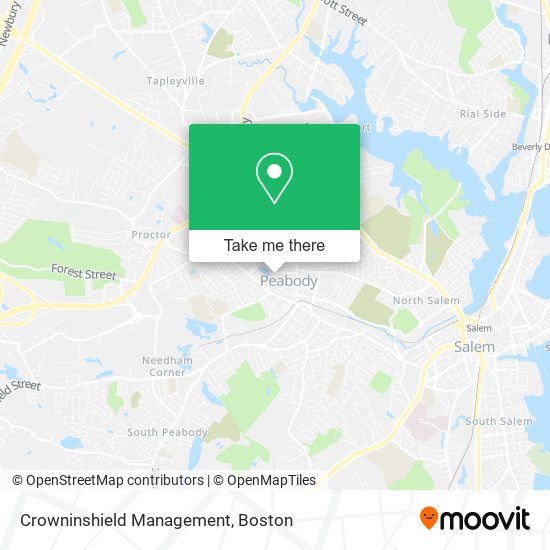 Crowninshield Management map