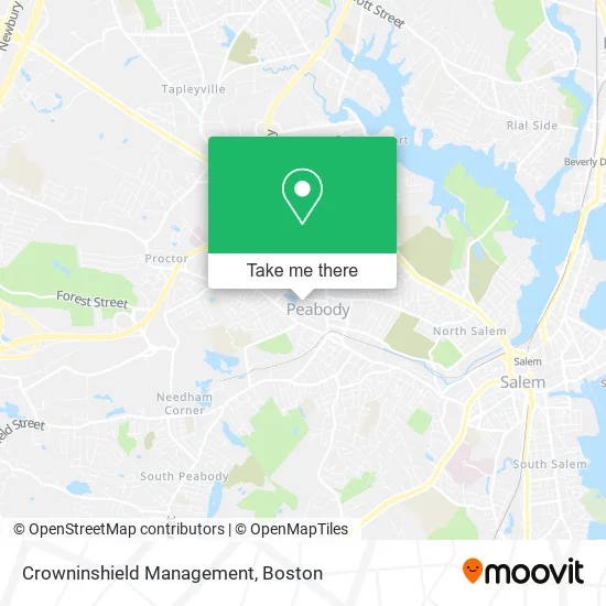 Crowninshield Management map