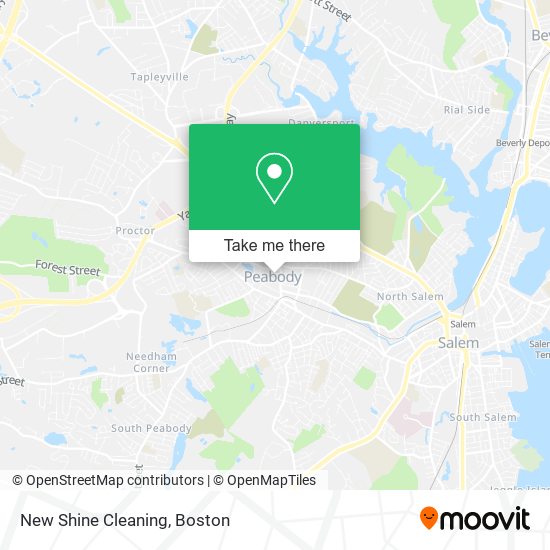 New Shine Cleaning map