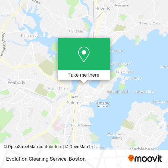 Evolution Cleaning Service map
