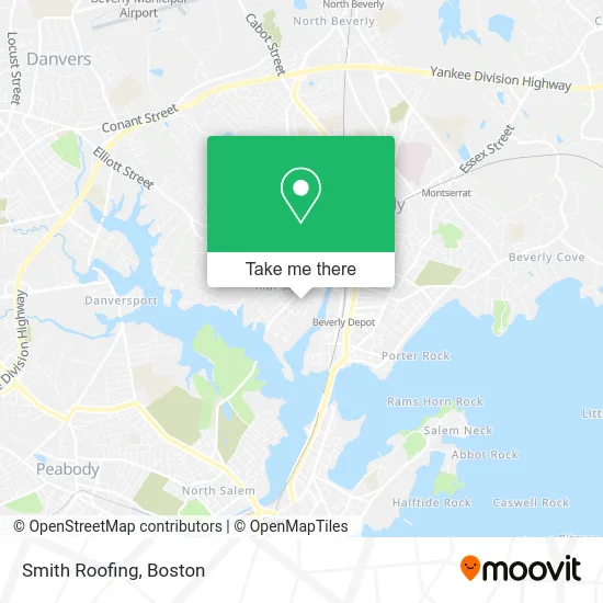 Smith Roofing map