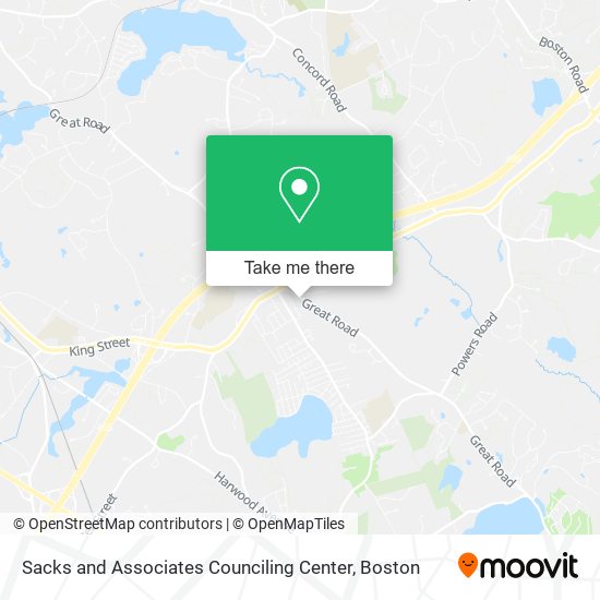 Mapa de Sacks and Associates Counciling Center