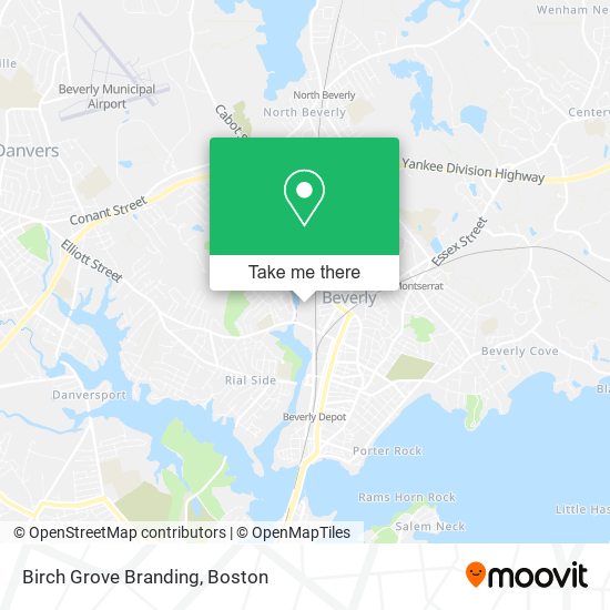 Mapa de Birch Grove Branding