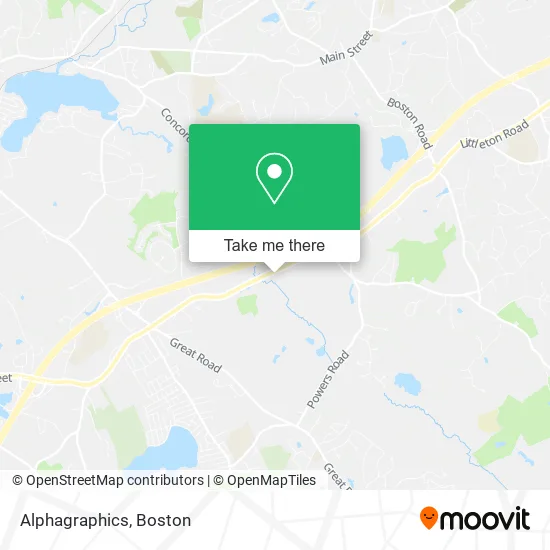 Alphagraphics map