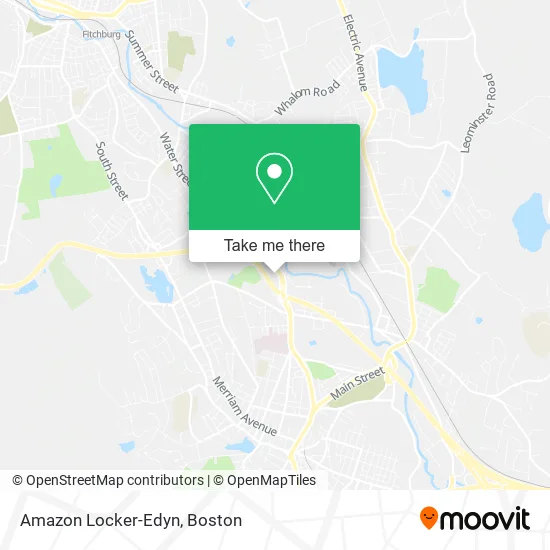 Amazon Locker-Edyn map
