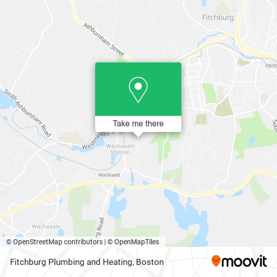 Fitchburg Plumbing and Heating map