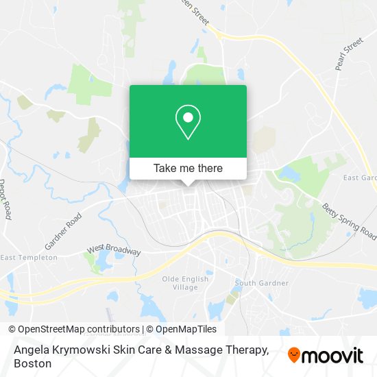 Angela Krymowski Skin Care & Massage Therapy map