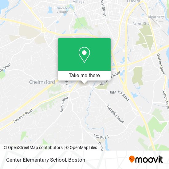 Center Elementary School map