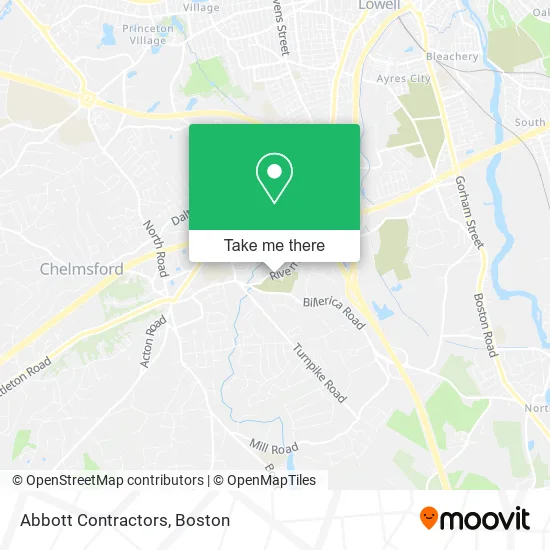 Abbott Contractors map