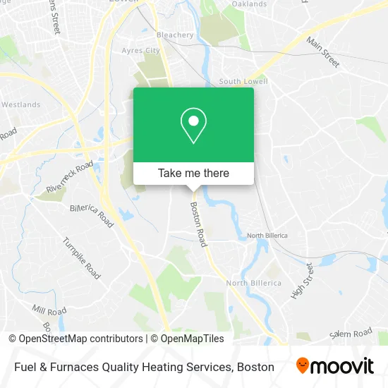 Fuel & Furnaces Quality Heating Services map