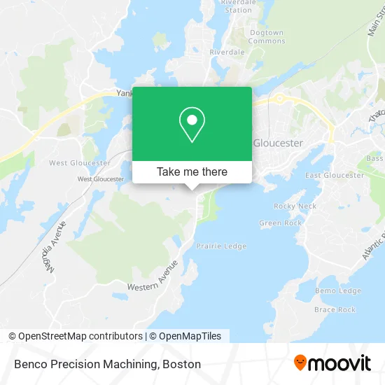 Benco Precision Machining map