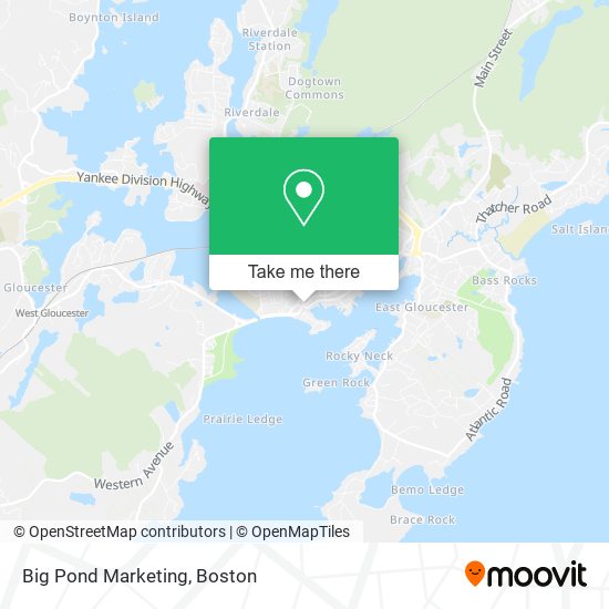 Mapa de Big Pond Marketing