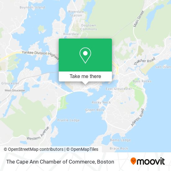 Mapa de The Cape Ann Chamber of Commerce