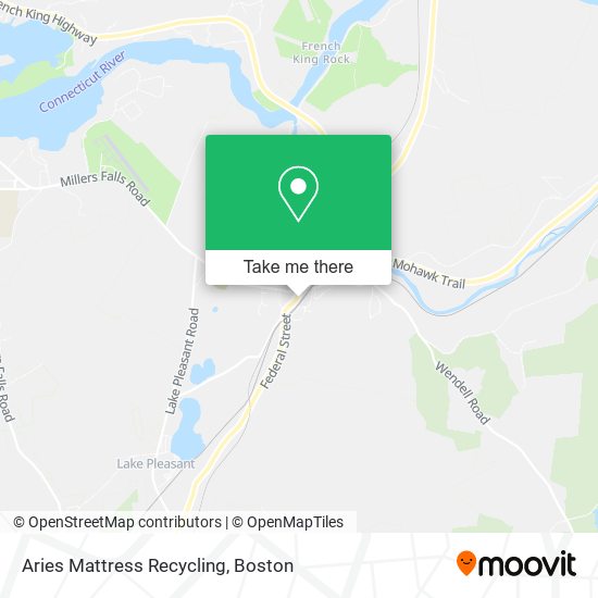 Mapa de Aries Mattress Recycling