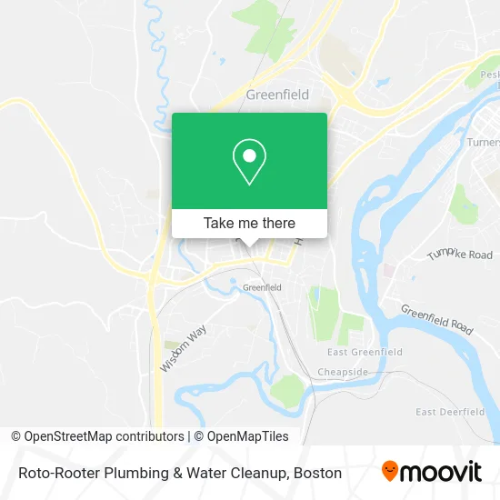 Roto-Rooter Plumbing & Water Cleanup map