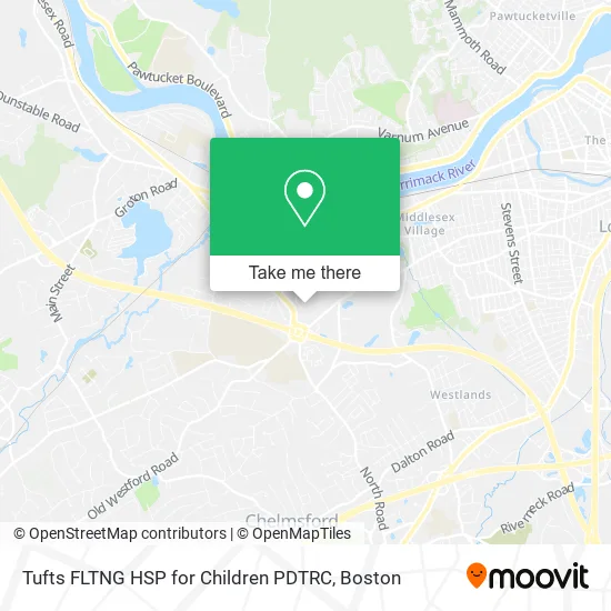 Mapa de Tufts FLTNG HSP for Children PDTRC