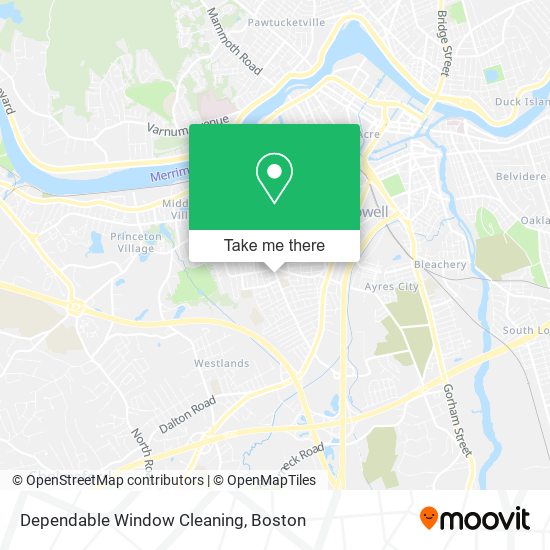 Dependable Window Cleaning map